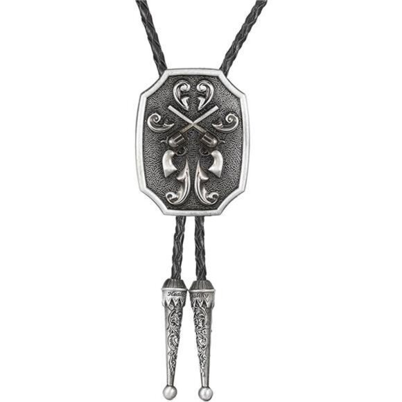 Men Western Cowboy Cowgirl Bolo Ties 05 - Picture 5 of 7